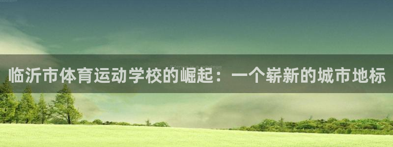 悟空体育之家：临沂市体育运动学校的崛起：一个崭新的城市地标