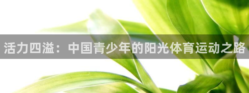 悟空体育平台：活力四溢：中国青少年的阳光体育运动之路